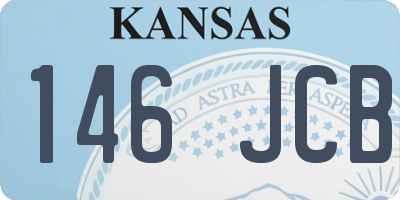 KS license plate 146JCB