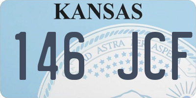 KS license plate 146JCF