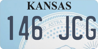 KS license plate 146JCG