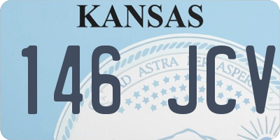 KS license plate 146JCV