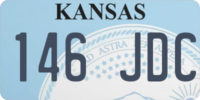 KS license plate 146JDC