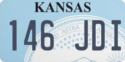 KS license plate 146JDI