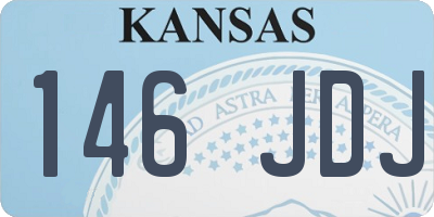 KS license plate 146JDJ