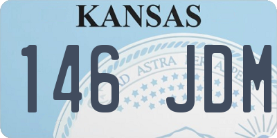 KS license plate 146JDM