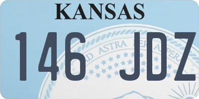 KS license plate 146JDZ