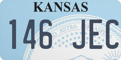 KS license plate 146JEC