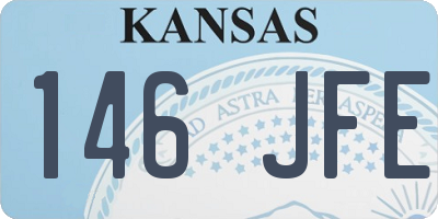 KS license plate 146JFE