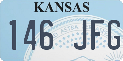 KS license plate 146JFG