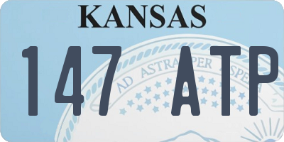 KS license plate 147ATP