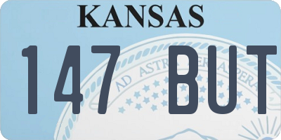 KS license plate 147BUT