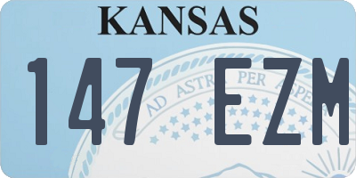 KS license plate 147EZM