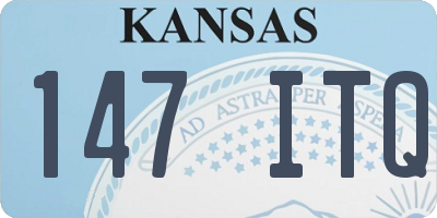 KS license plate 147ITQ