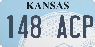 KS license plate 148ACP