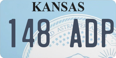 KS license plate 148ADP