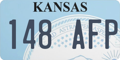 KS license plate 148AFP