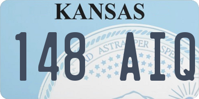 KS license plate 148AIQ
