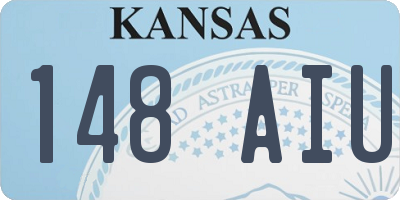 KS license plate 148AIU