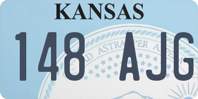 KS license plate 148AJG