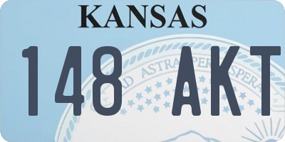 KS license plate 148AKT