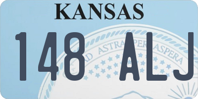 KS license plate 148ALJ