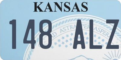 KS license plate 148ALZ