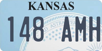 KS license plate 148AMH