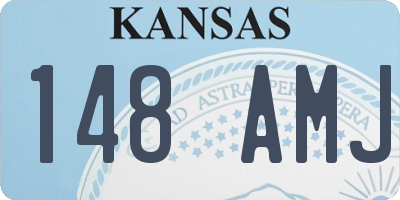 KS license plate 148AMJ