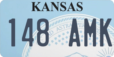 KS license plate 148AMK
