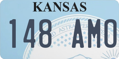 KS license plate 148AMO