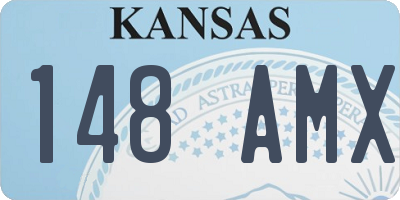 KS license plate 148AMX