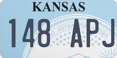 KS license plate 148APJ
