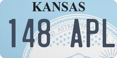 KS license plate 148APL