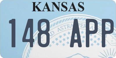 KS license plate 148APP