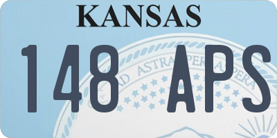 KS license plate 148APS