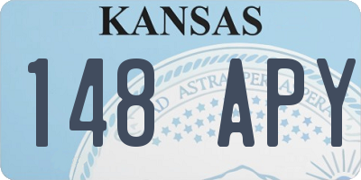 KS license plate 148APY