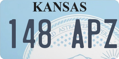 KS license plate 148APZ
