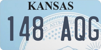 KS license plate 148AQG