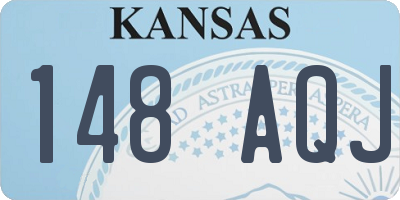 KS license plate 148AQJ