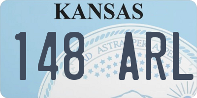 KS license plate 148ARL