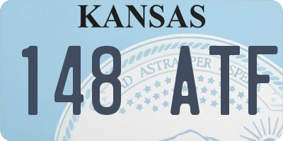 KS license plate 148ATF