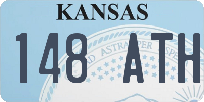 KS license plate 148ATH