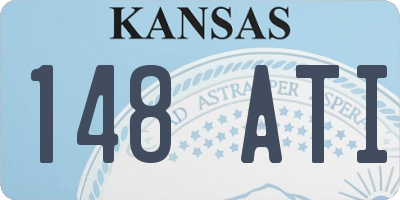 KS license plate 148ATI
