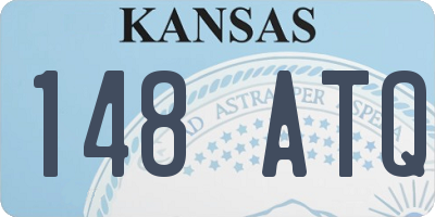 KS license plate 148ATQ