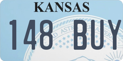KS license plate 148BUY