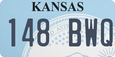 KS license plate 148BWQ