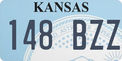 KS license plate 148BZZ
