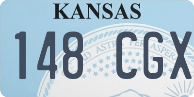 KS license plate 148CGX