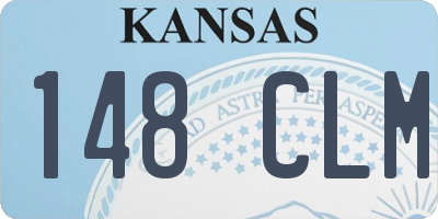 KS license plate 148CLM