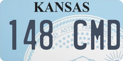 KS license plate 148CMD