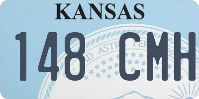 KS license plate 148CMH